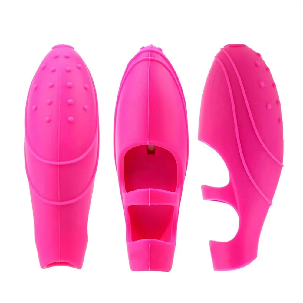 Giocattolo adulto del sesso del masturbatore del vibratore del dito impermeabile del vibratore del silicone portatile della copertura del dito vibrante del punto G per le donne — image 1