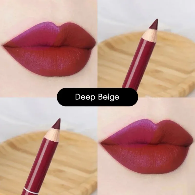 Waterproof Lip Liner Matte Nuede Red Long Lasting Makeup Pens Non-stick Cup Lipstick Women Party Makeup Lip Cosmetics — image 28
