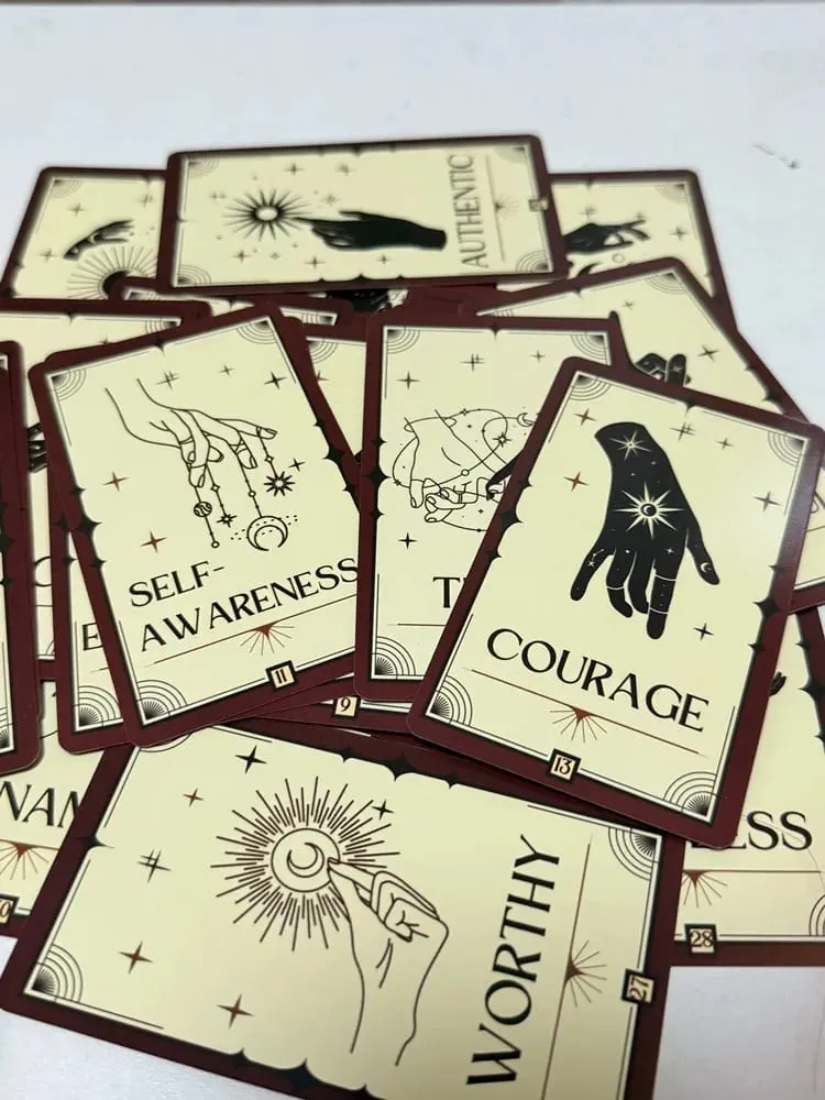 Manifestasi kad oracle 33 dek 10*6.3cm Versi Bahasa Inggeris Permainan papan Tarot Sepanjang Dek — image 4