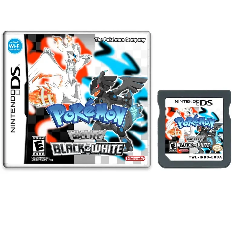 Anime Pokemon-serie NDS Game Cartridge Videogameconsole Moemon Zilver Geel KAIZO MoonBlack2 Hobbycollectie Geschenken Speelgoed — image 35