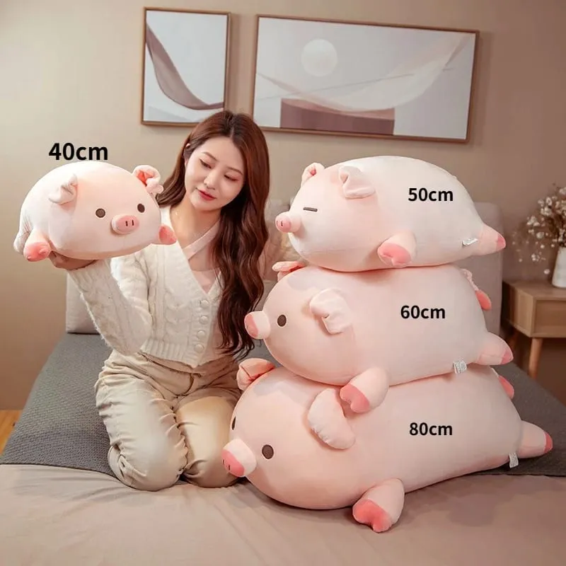1 ชิ้น Super Soft Decompression Party หมูผ้าตุ๊กตาหมูหมูหมอนตุ๊กตาของเล่นที่มีหลายข้อกำหนดให้เลือก — image 4