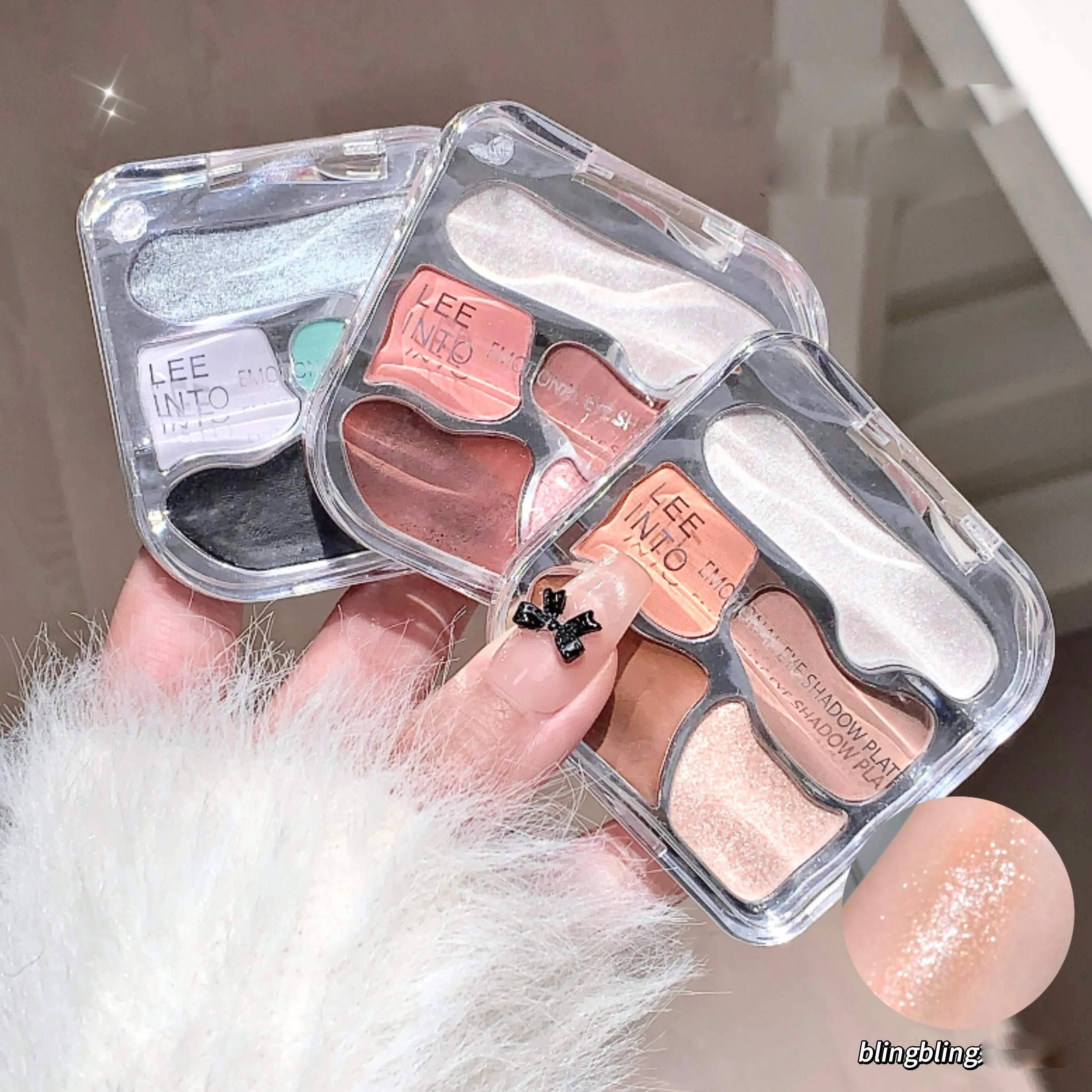 Пятицветная комплексная палитра теней для век Matte Highlight, контурирующая и развивающая цвет универсальная палитра — image 2