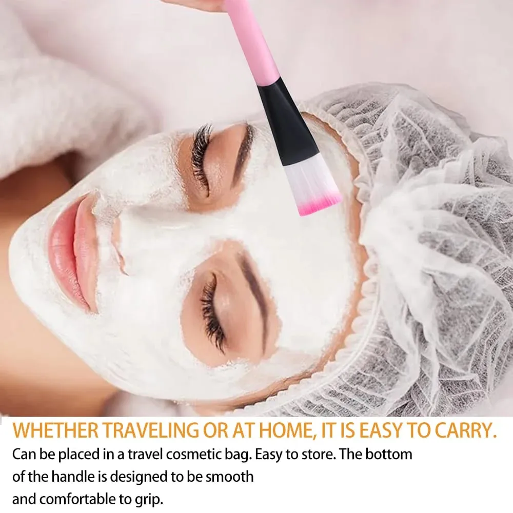 10PCS Berus Topeng Kipas Muka Berus Alat Aplikator Topeng Muka Berus Solek Untuk Wanita Pakar Estetika Alat Kosmetik Topeng Muka DIY — image 5