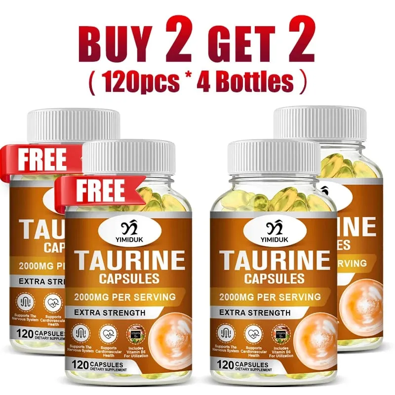 ซื้อ 1 แถม 1 ฟรี! อาหารเสริมทอรีนระดับพรีเมียมเพื่อการโฟกัสและการออกกำลังกาย ช่วยเพิ่มความอดทน ลดความเหนื่อยล้าและการทำงานของหัวใจและหลอดเลือด — image 8