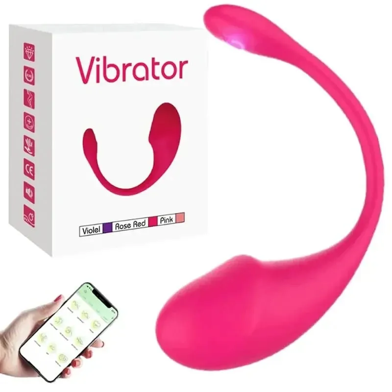 Gode vibrateur sans fil Bluetooth pour femmes, œuf d'amour, contrôle par application, stimulateur de Clitoris, point G, culotte féminine, jouets sexuels pour adultes — image 1