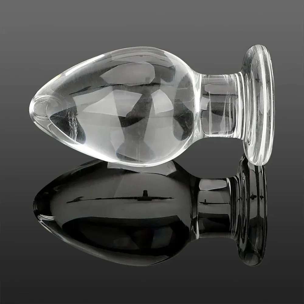 Butt Dilator Anal Plug for Women Vaginal Expander Glass Big Dildos Female Masturbator Sex Toys Adults Games Erotic Products — image 3