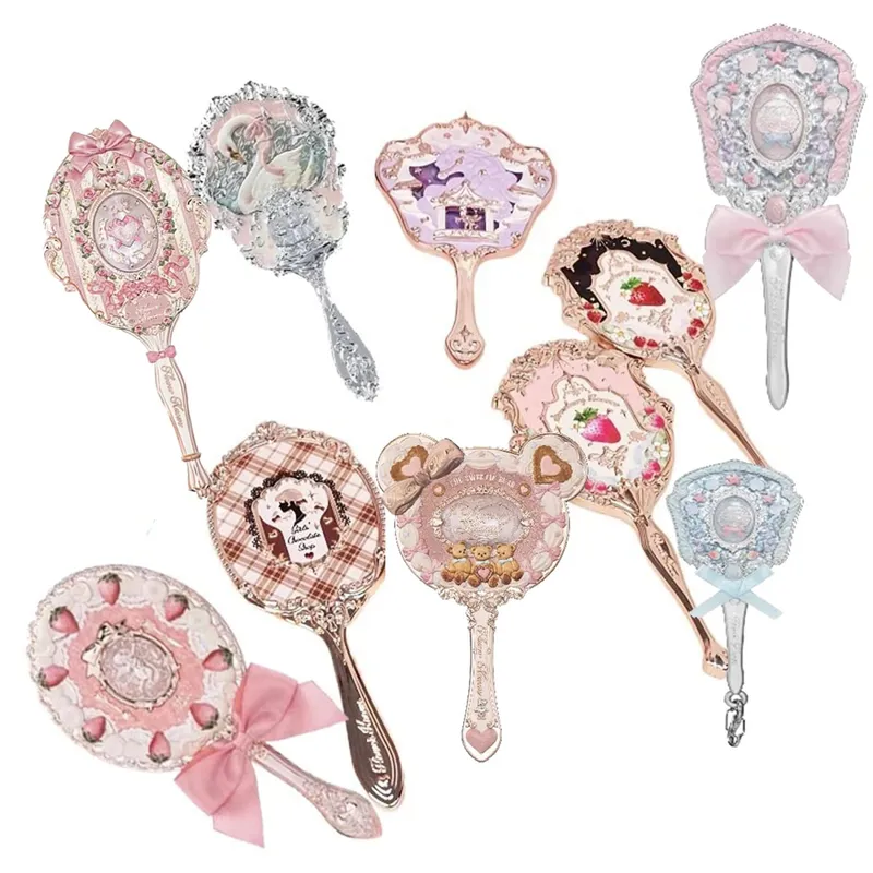 Flower Knows Mirror Moonlight Mermaid THE SWEETIE BEAR Collection Handheld Mirror Limited White Blue Pink Fairy Mirrors — image 1