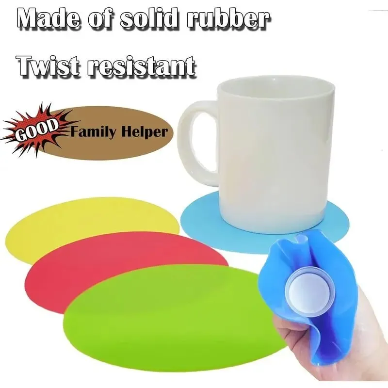 1pc Pad Pembuka Balang Silikon! Bantuan Cengkaman Boleh Guna Semula Pelbagai Warna untuk Warga Emas – Alat Dapur Mudah & Idea Hadiah — image 2