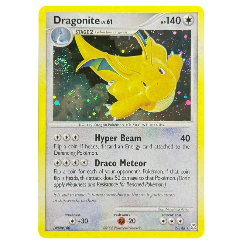 Cartes proxy Dragonite Legends Awakened Charmander Stormfront Gengar LV.X Rayquaza C Leafeon Majestic Dawn Blastoise Holo — image 14