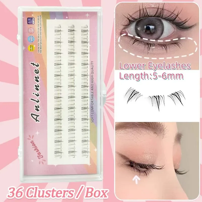 10 rows/12 rows eye black natural mascara extension cluster natural volume personal eye black mixing tray eye black DIY mascara — image 10