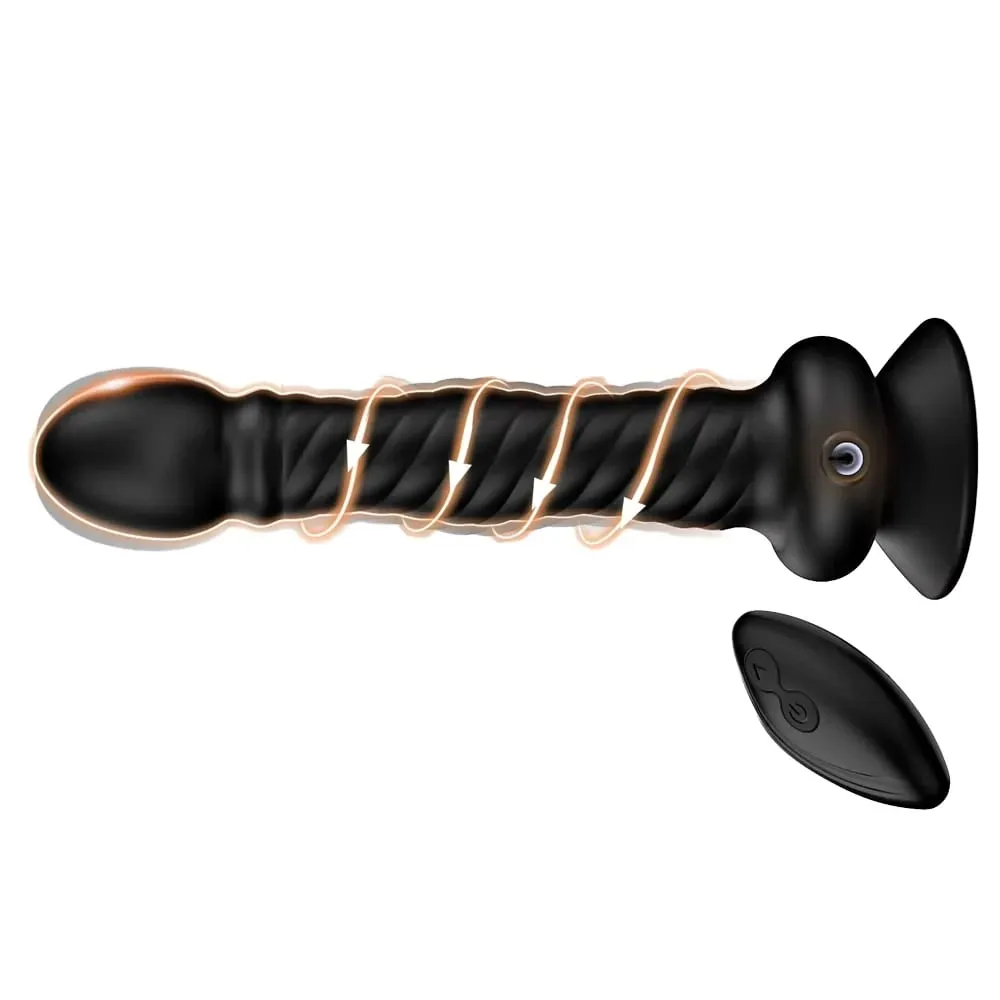 Vibrador Anal retorcido, masajeador de próstata masculino, tapón Anal vibratorio con Control remoto, Juguetes sexuales para adultos para hombres, mujeres homosexuales — image 5