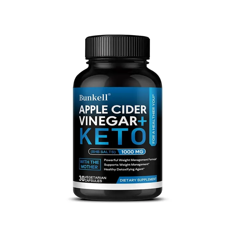 Keto æblecidereddike kapsler 1000mg understøtter metabolisk funktion Fordøjelse appetitstyring og kropsrensning — image 8