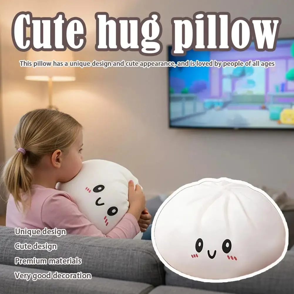 25cm Big Size Steamed Stuffed Bun Squishy Toy Kawaii Dumpling Squeeze Sensory Fidget Toy Soft Slow Rising Stress Relief for Kids — image 7