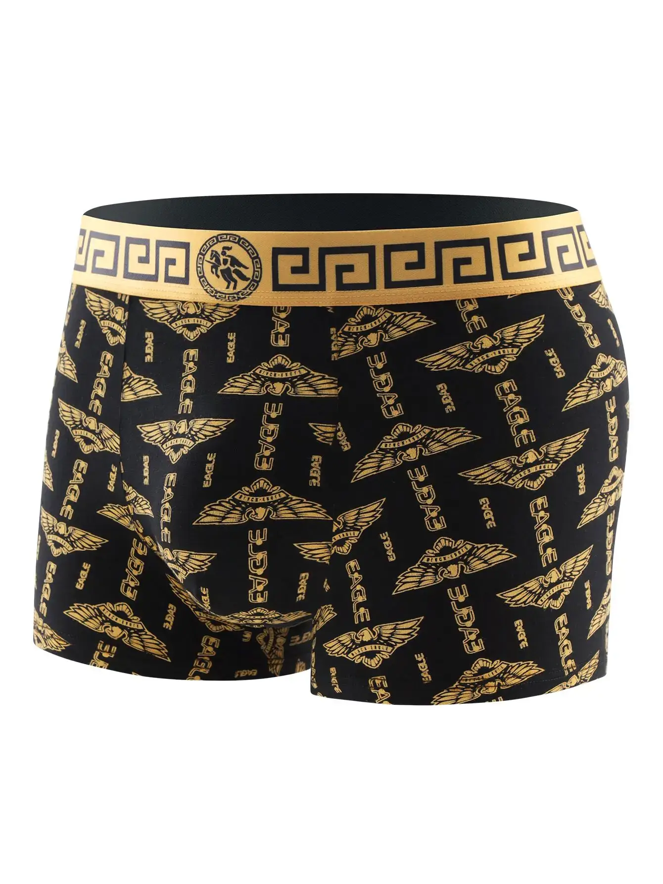 4-teilig – Herren-Unterwäsche-Slips, Trend-Print-Boxershorts, stylische Statement-Herren-Slips, atmungsaktive Standard-Boxershorts — image 10