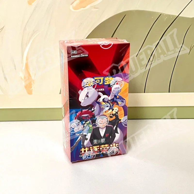 Pokemon asal Scarlet Violet Gem Pack Vol6 Kotak Nipis TCG Collectible Battle Kad Dagangan Hadiah Mainan Versi Cina Ringkas — image 18