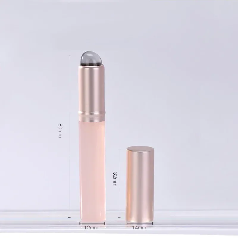 Pincel de labios de silicona, pinceles para difuminar de cabeza redonda pequeña, pincel de labios cubierto a prueba de polvo, herramientas de maquillaje corrector de lápiz labial multifuncional — image 8