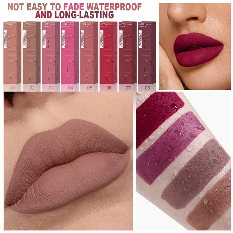 Rossetto lucidalabbra Facile da colorare Impermeabile Facile da colorare Resistente al sudore Antiaderente per tazze Y2K Moda fantasia Adatto per Natale — image 4