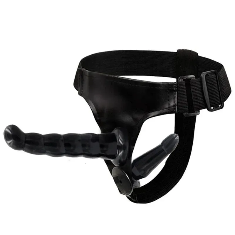 Strap On Big Dildo Vibrator Strapon Ultra Elastic Harness Belt Adult Sex Toys For Woman Lesbian Double Penis Realistic Dildos — image 13