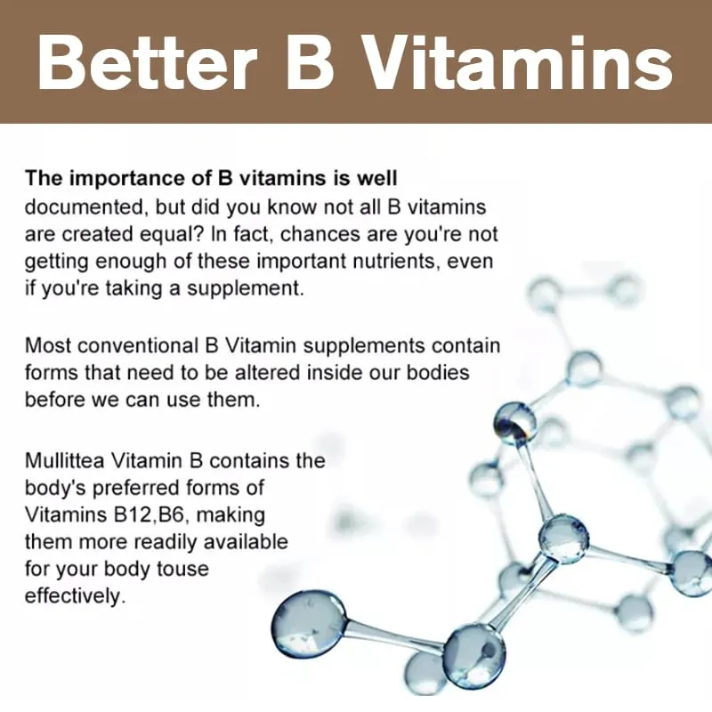 Kapsul Vitamin B-Kompleks dengan Vitamin B12 & Biotin Menyokong Tulang Saraf Metabolisme Kesihatan Otak & Jantung Tenaga Imun — image 7