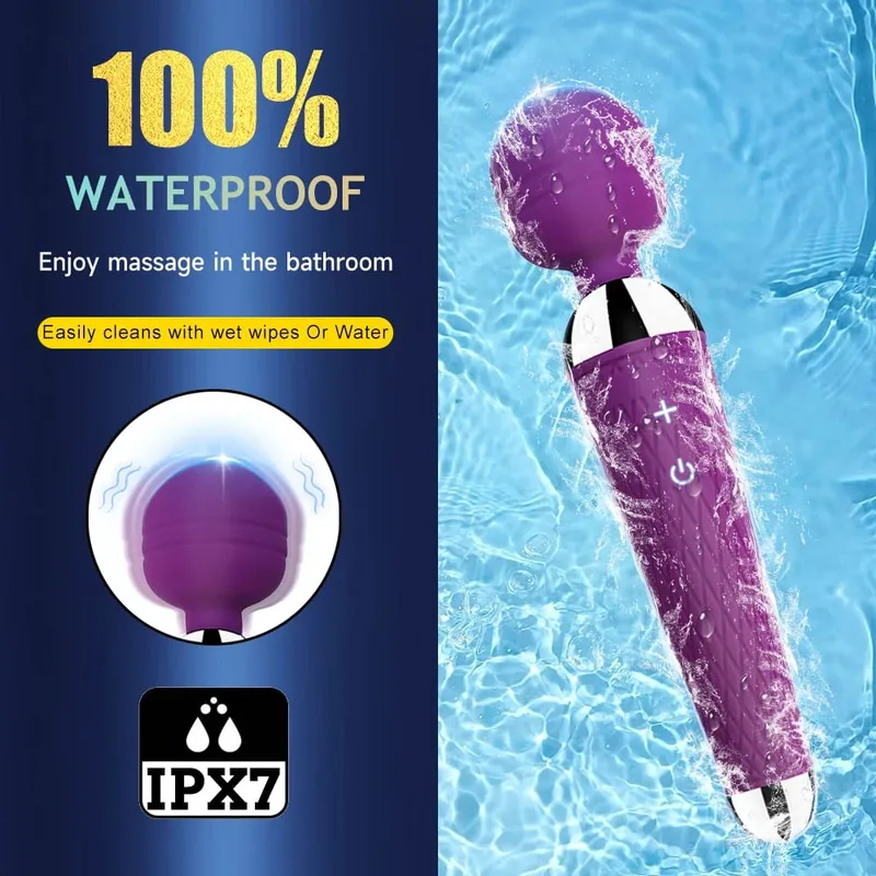Vibrateurs AV puissants pour femmes, Recharge USB, baguette magique, masseur, stimulateur de Clitoris, bien-être, jouet sexuel érotique, produit de masturbateur — image 3