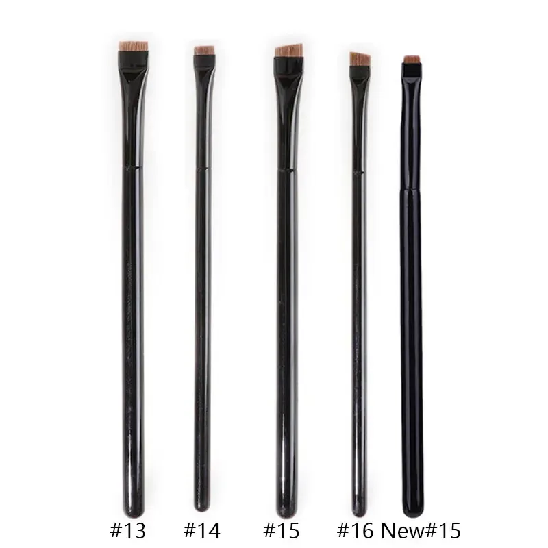 1pc Pelapik Bersudut Super Nipis Berus solek Alis mata Rambut sintetik Berus solek Alis Halus alat kosmetik tajam Profesional