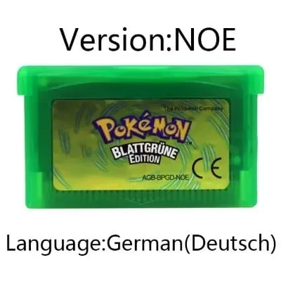 GBA 비디오 게임 카트리지 콘솔 카드 포켓몬 에메랄드 루비 FireRed LeafGreen 사파이어 GBA/NDS용 다국어 — image 30
