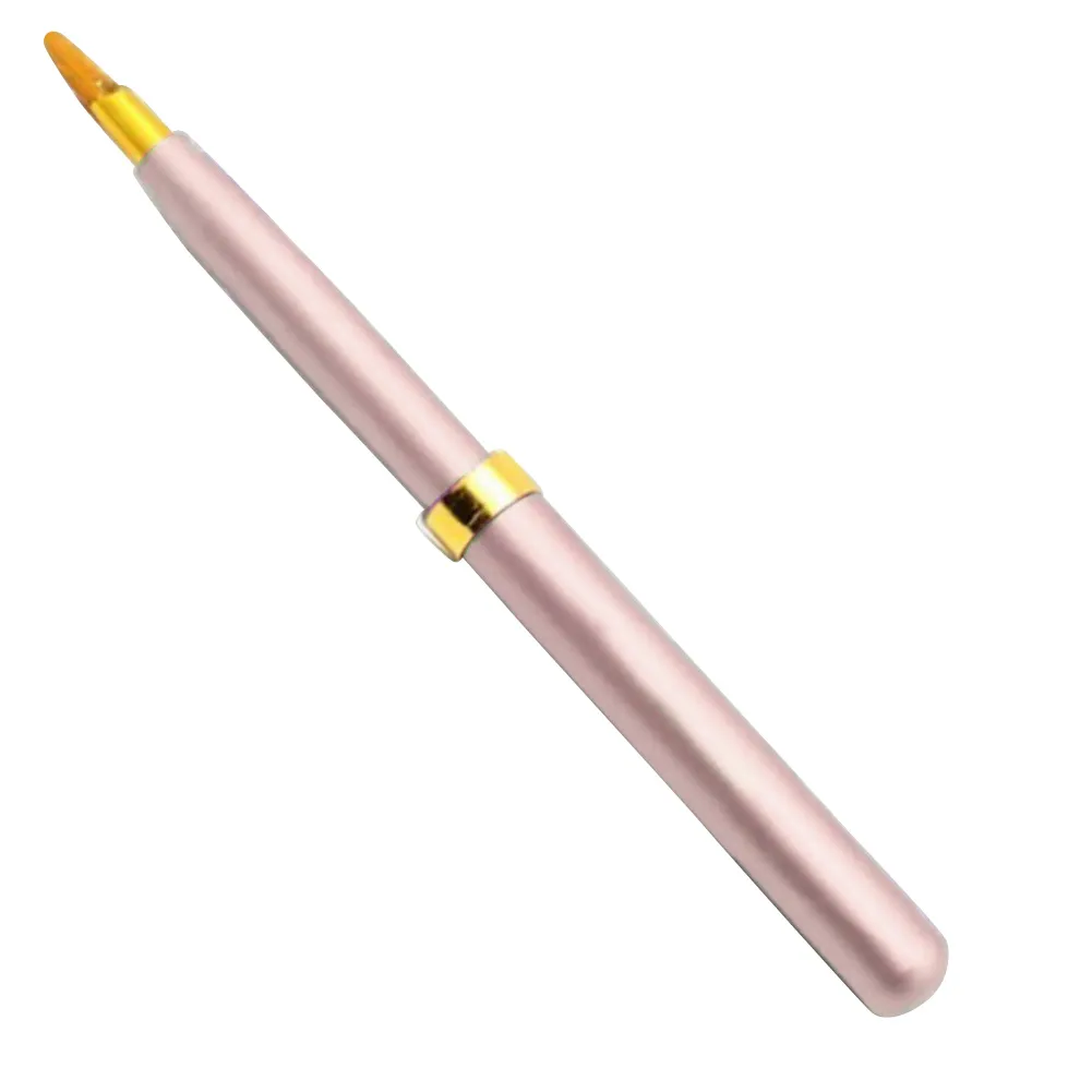 Pinceaux à lèvres de maquillage portables rétractables, pinceau cosmétique pour fard à paupières avec capuchon, outils de maquillage pour femmes — image 6