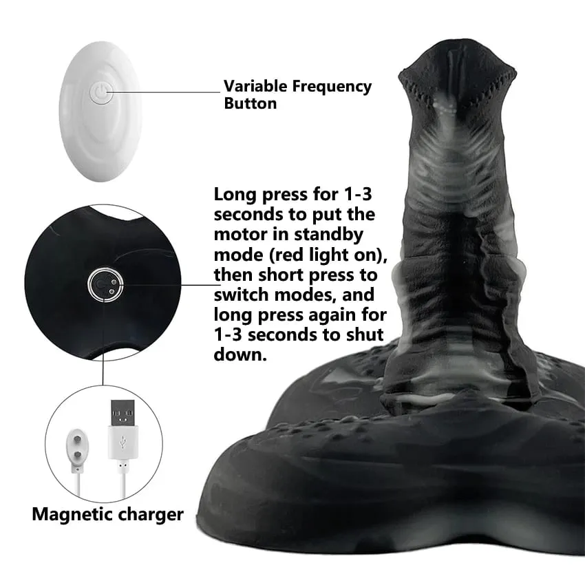 Přísavka Dildo Vibrátor Sit and Ride Bezdrátové ovládání Masážní zařízení G-Spot Stimulátor Ženská masturbace Sexuální hračky Potřeby pro dospělé — image 6