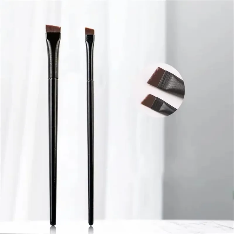 5 Stück Augenbrauen-Kontur-Make-up-Pinsel, Augenbrauen-Eyeliner-Pinsel, professionelle, superdünne, abgewinkelte Liner-Augenpinsel, Make-up-Werkzeuge