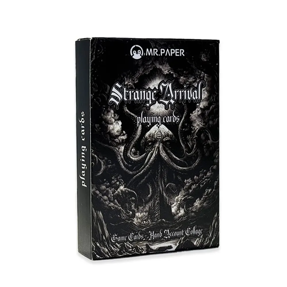 55 pièces Mythos cartes à jouer arrivée étrange Poker gothique horreur crâne poulpe jeu de société carte pour tours de magie Collection cadeau
