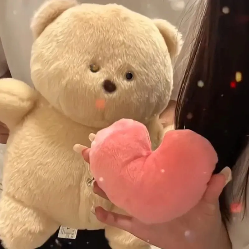 Plush Confession Bear Talking Doll Hidden Recording Stuffed Animal Super Soft Bear Companion Toy Sleeping Gift — image 5