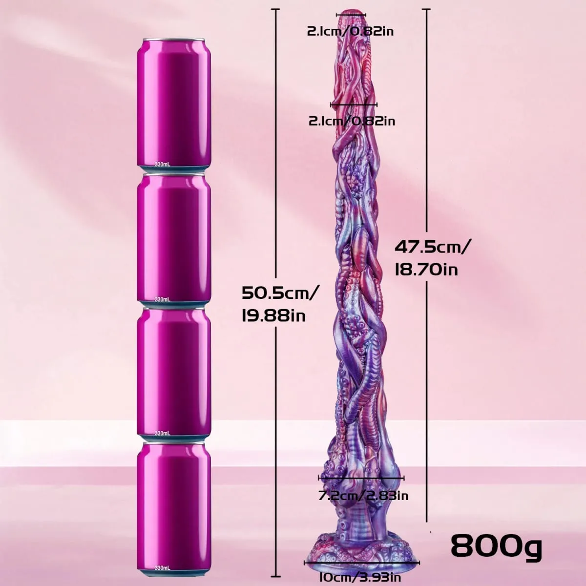 1080P HD Endoskop Kamera Tentakel Dildo Sotong Palam Dubur Sembur Air Palam Punggung Silikon Lembut Mainan Seks Dewasa untuk Wanita IP67 — image 6
