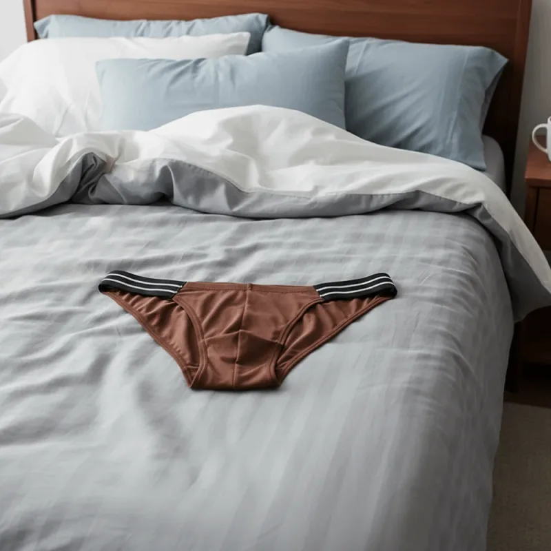 Onderbroeken Lingerie Heren Driehoek Slipje Streep Ademend Mannen Dunne Slips Midden Taille Grote Maat Ondergoed voor Mannen Geschenken — image 8