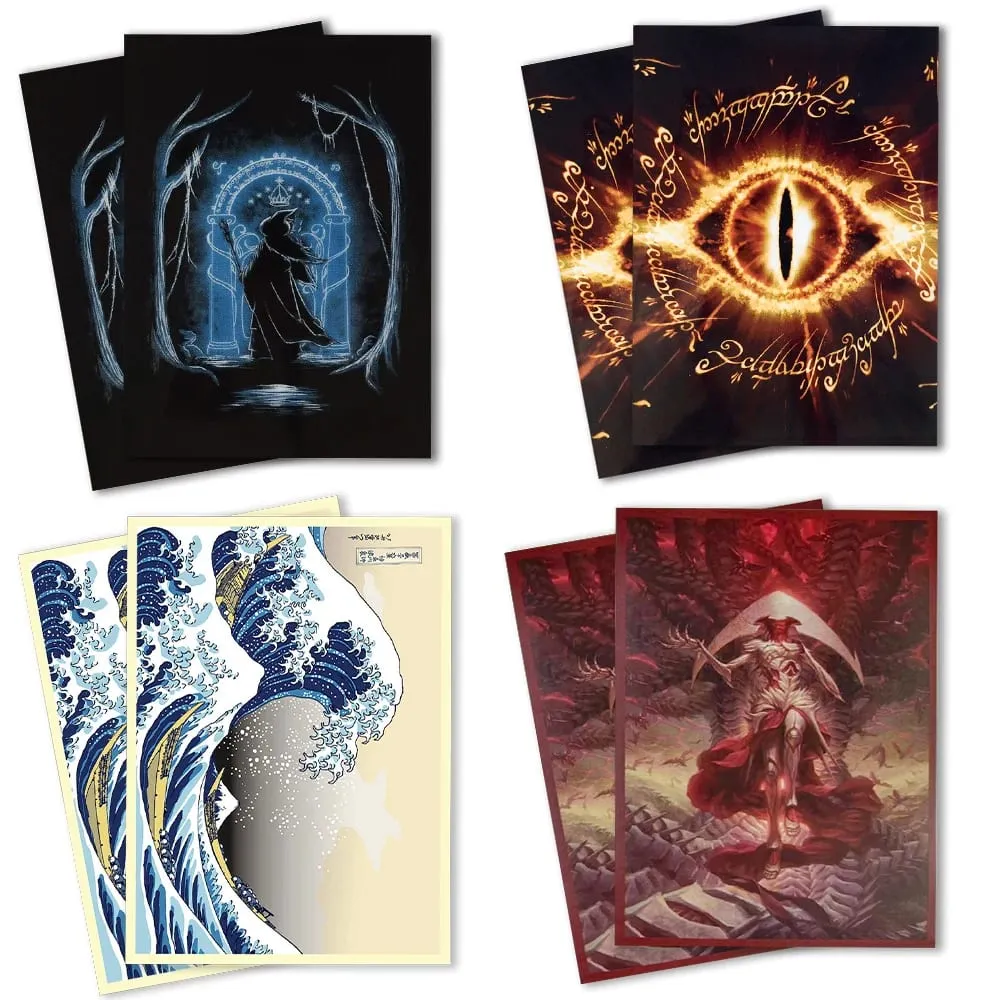 60 Stück 66 x 91 mm Kunstkartenhüllen, Brettspielkartenschutz, kompatibel mit PKM/MTG/PTCG-Kartenschutz, bestes Geschenk für Freunde — image 1