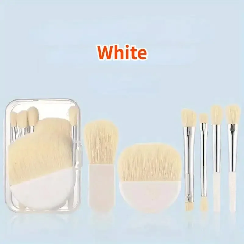 6Pcs Mini Makeup Brushes Set With Box Portable Cosmetic Powder Foundation Blush Blending Concealer Make Up Brushes Makeup Tool — image 8