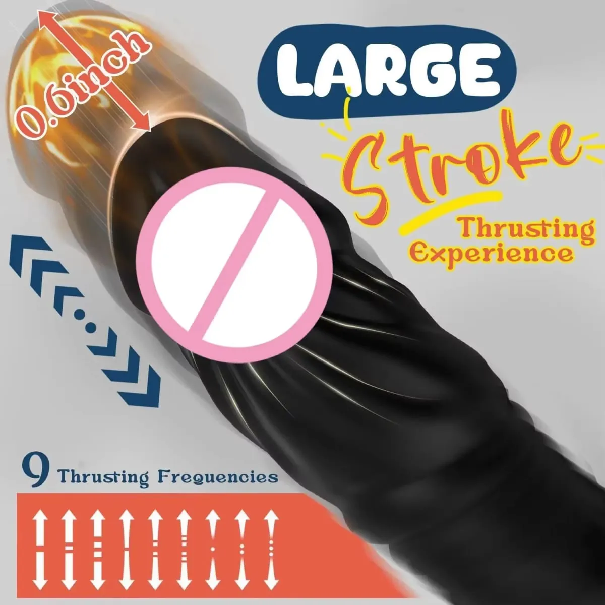 APP Teleskopisk dobbeltringtrykvibrator til mænd prostata massageapparat 5 i 1 vibratorstik Dildo Vibrator Voksen sexlegetøj mænd — image 2