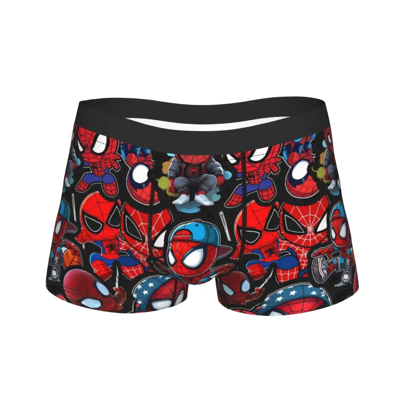 S-araignées héros sous-vêtements hommes Shorts slips classique tronc qualité impression grande taille caleçons