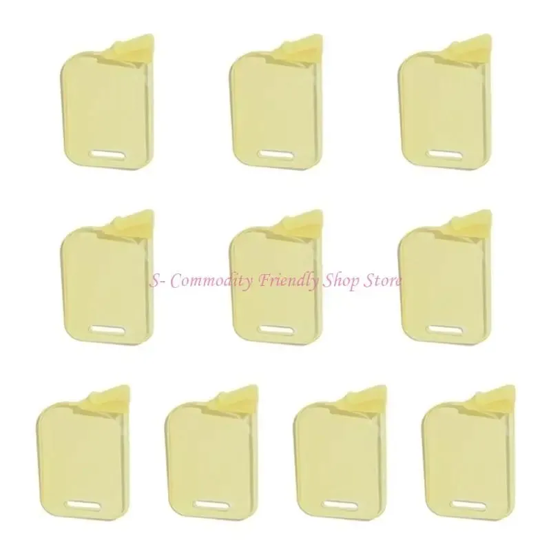 85AE 10Pcs Kunststoff Trading Card Box Schallwand Clip Karte Spacer Lagerung Klassifizierung Barriere Platte Clip Lagerung Partition Bord