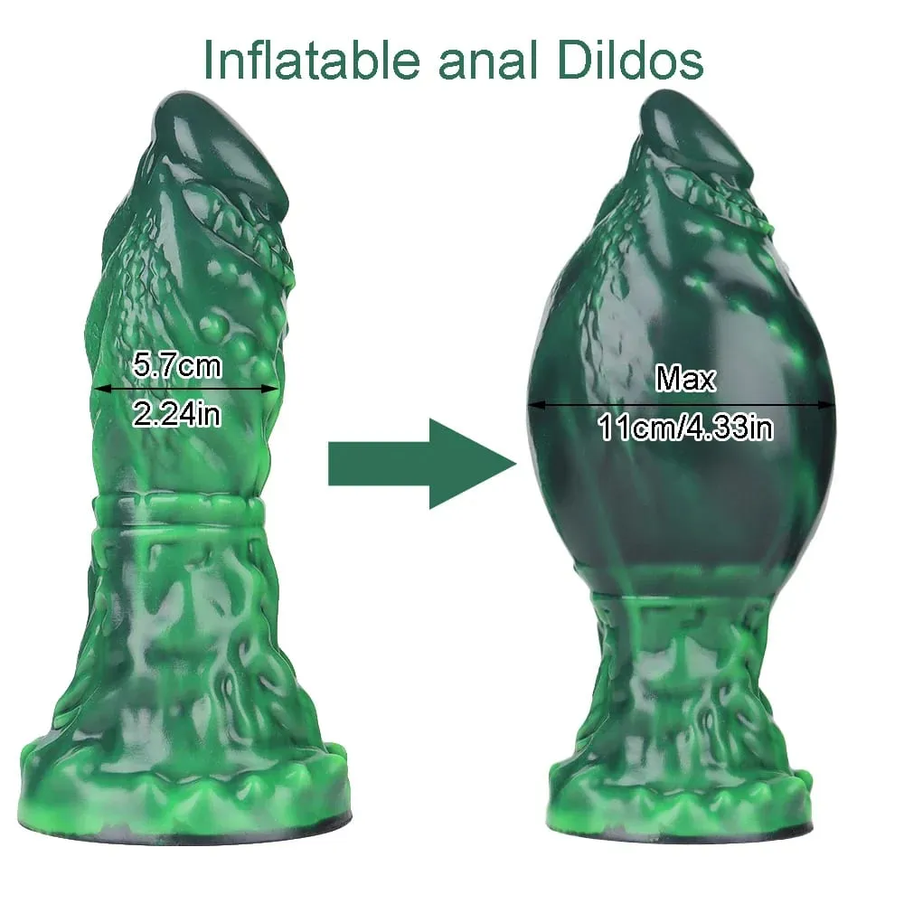 Dog Knot anální dilda nafukovací Buttplug max 11cm obrovský anální dilatační kolík sexuální hračky pro ženy muži BDSM G-Spot masáž prostaty — image 3