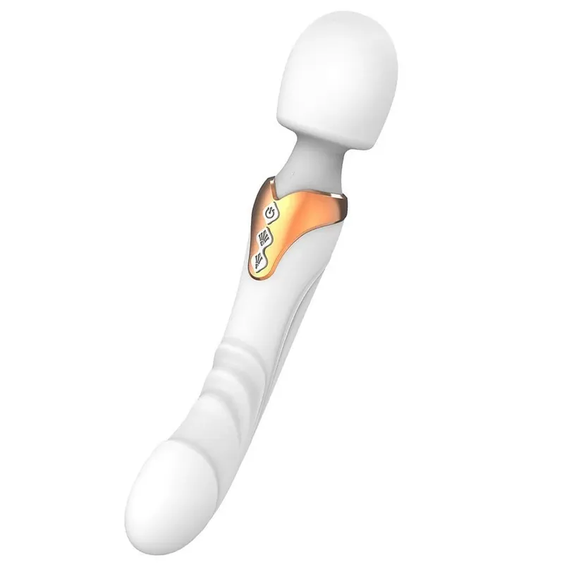 Dual Motor Masturbation Soft Stick Dildos Silicone Vibrators G-Spot Clitoris Stimulator Adult Sex Toys