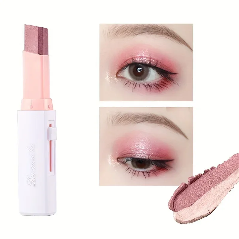 Dobbeltfarvet øjenskyggestift Perleskinnende øjenskygge Blyant Glitter Liner Highlighter Flerfarvet øjenskygge Øjenmakeup Kosmetik — image 11