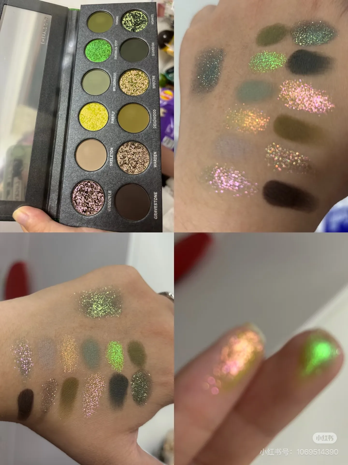 Ombretto Disco Camaleonte Ombretto Gotico Opaco Shimmer Morbido Smoky Clown Colori alti Trucco occhi duraturo — image 3