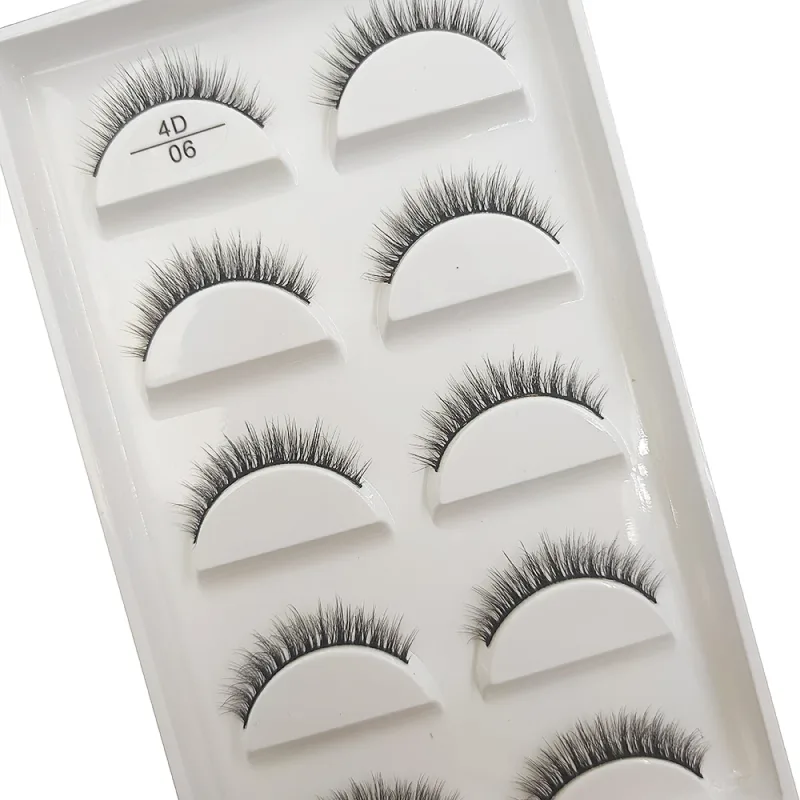 New 5 Pairs Natural Mink False Eyelashes Makeup Short Eyelash Extension Fake Eye Lashes Faux Cils Make Up Beauty Cilios — image 8