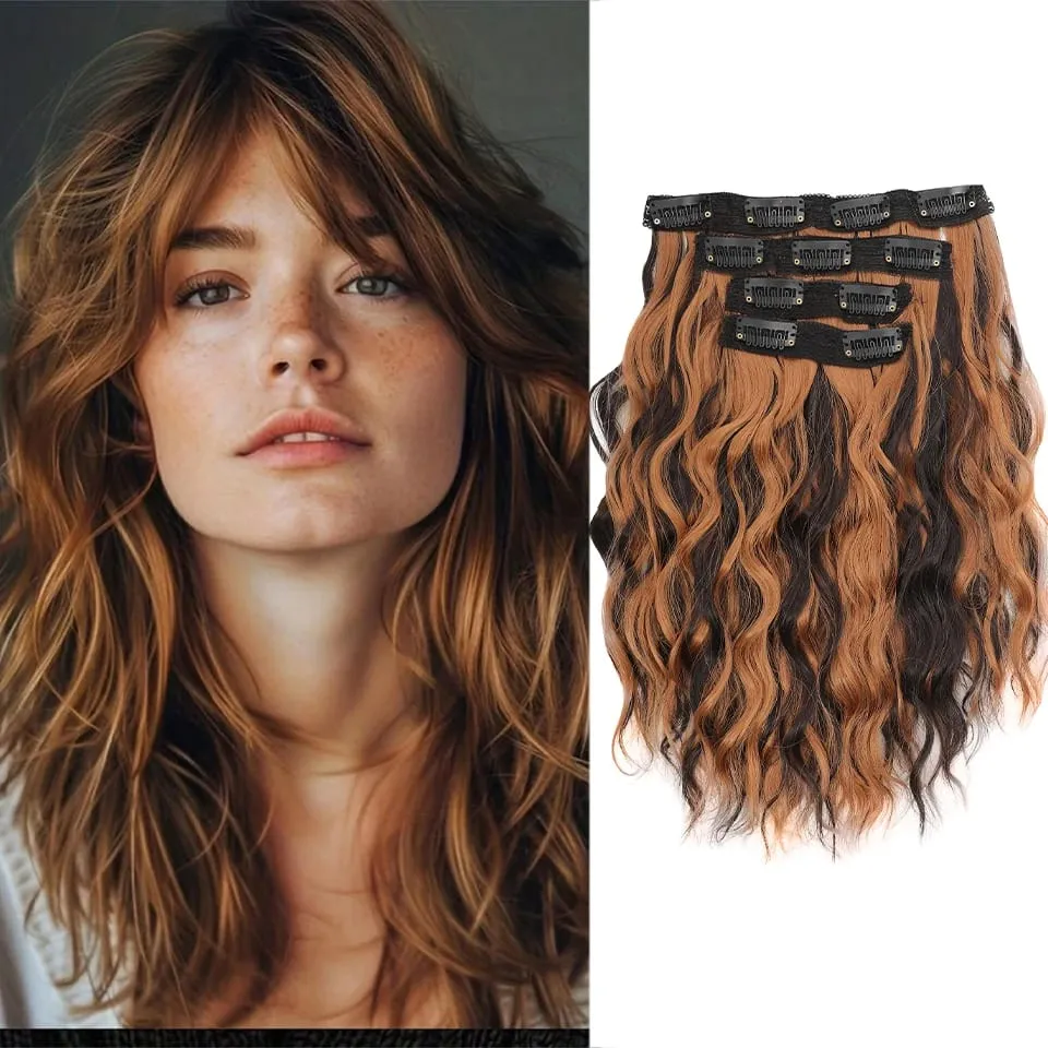 Estensioni dei capelli con clip a rotolo corto in quattro pezzi da 12 pollici, adatte per le riunioni quotidiane delle donne, Gestivals e celebrazioni — image 15