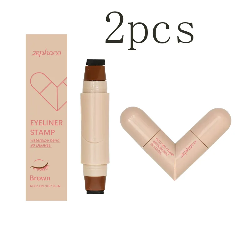 Série de canetas de delineador líquido de ponta dupla - aplicação suave para linhas perfeitas Maquiagem de olhos versátil e altamente pigmentada — image 10