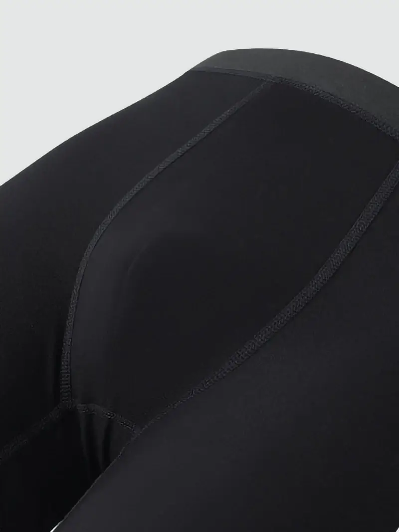 Boxer en fibre de bambou pour homme – Sous-vêtement doux de couleur unie avec taille sans couture et pochette profilée — image 3