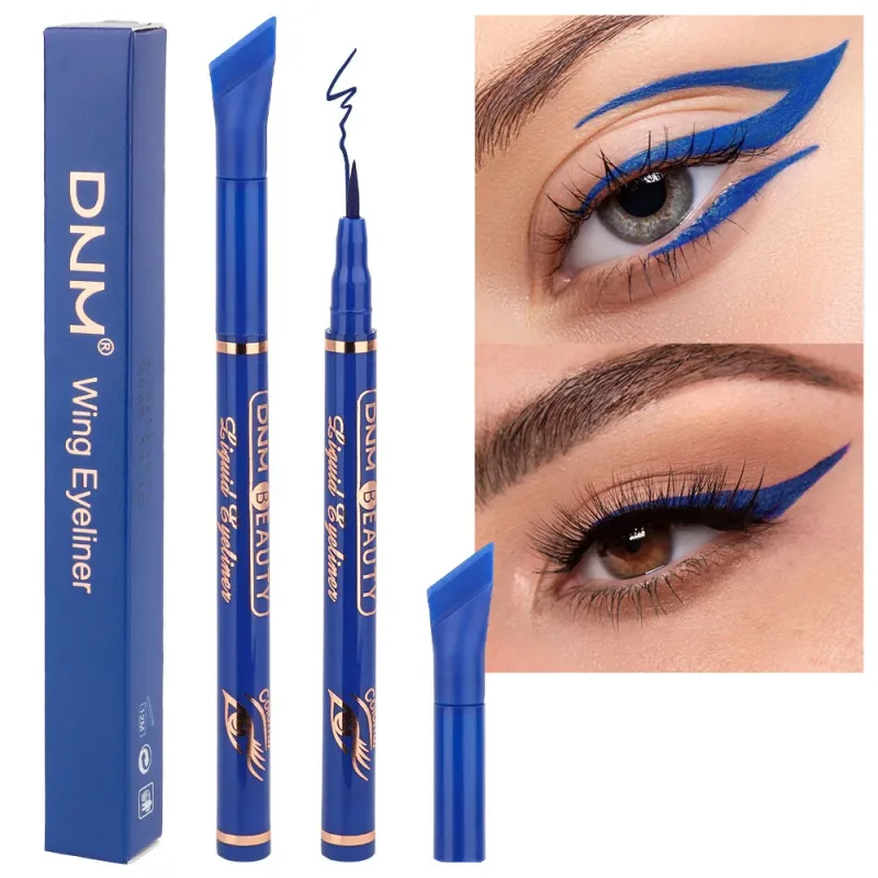 Penna per eyeliner liquido opaco a 12 colori Nero Viola Trucco Impermeabile A rapida asciugatura Liscio Ultra-sottile Eye Liner Suggerimenti per le ali Cosmetico — image 11