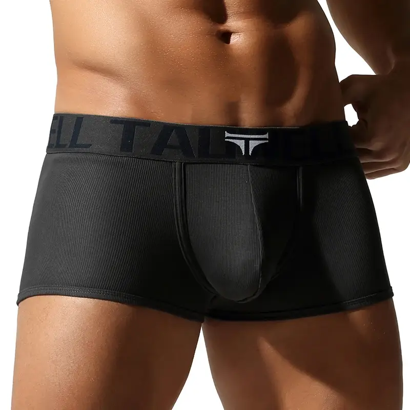 Erkek İç Giyim, Yüksek Kaliteli Boxer Şort, Düz Renk, Yüksek Elastikiyet, Slim Fit, Nefes Alabilir