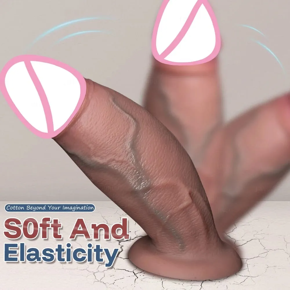 Riesiger realistischer Dildo, Fantasie, langer Penis, großer Schwanz, Saugnapf, Dildos für Frauen, riesiger Analdildo, Sexspielzeug für Frauen, Männer, Homosexuell — image 3