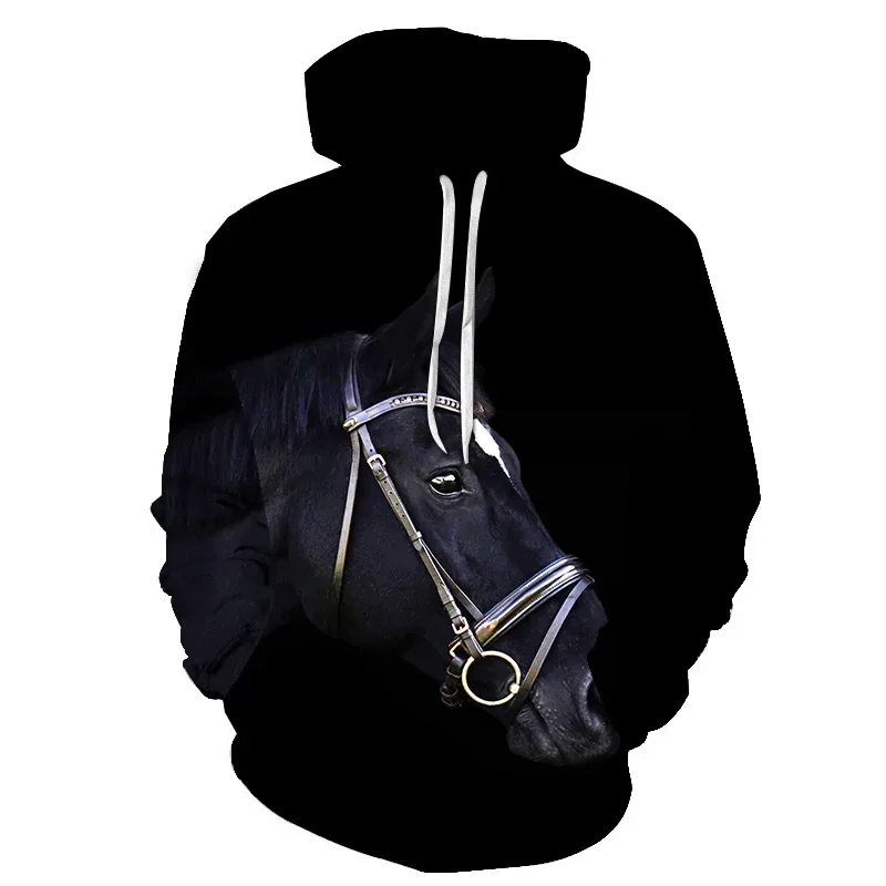Horse Win Instant Success 3D Print Hoodies Interesting implication Animal Design Men Women Streetwear Pullover Casual Sweatshirt — image 58